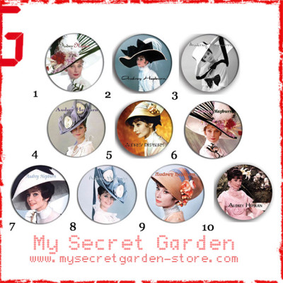 Audrey Hepburn - My Fair Lady Pinback Button Badge Set 1a or 1b ( or Hair Ties / 4.4 cm Badge / Magnet / Keychain Set )